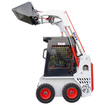 ECVV Wheeled Skid Steer Loader— High-Torque Wheel Drive, Universal Attachments, Cab Comfort, Hydraulic Flow Control, Fast Maintenance, Urban Construction, Landscaping, Snow Removal