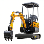ECVV Compact Mini Excavator 1.3-Ton Hydraulic — Low-Emission Diesel Engine, Quick Coupler, Zero-Tail Swing, Easy Transport, Durable Tracks, Precision Digging for Construction, Landscaping, and Utilities