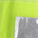 10 Pieces Yellow Mesh Vest Traffic Safety Warning Vest Environmental Sanitation Construction Duty Riding Safety Clothes