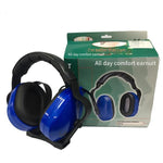 Ear Muff High Noise Reduction Earmuffs Soft And Comfortable Good Performance And Closeness Blue 1 Pair / Box