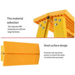 Safety Ladder Herringbone Ladder A-Type 2m Yellow FRP Material Non-slip