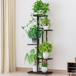 Flower Rack Balcony Landing Multi-storey Shelf Outdoor Meat Climbing Rattan Rack Modern Simple Living Room Partition Metal Iron Indoor Decoration Rack Meat Flower Pot Bonsai