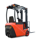 Electric Forklift Three Fulcrum Four Wheel Counterweight Electric Lift Stacker Load 1.2 t, Rise 3 Meters