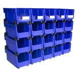 Dual Purpose Combined Parts Box Back Hanging Plastic Box Inclined Material Box Component Box Classification Box 276 * 213 * 178mm