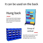 Dual Purpose Combined Parts Box Back Hanging Plastic Box Inclined Material Box Component Box Classification Box 276 * 213 * 178mm