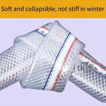 Car Washing Water Pipe Hose White 50m Long 1 Full Roll Of High-pressure Soft Water Pipe Flower Watering Water Pipe PVC Pipe Garden Watering Fire Water Pipe