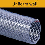 Car Washing Water Pipe Hose White 50m Long 1 Full Roll Of High-pressure Soft Water Pipe Flower Watering Water Pipe PVC Pipe Garden Watering Fire Water Pipe