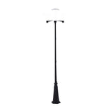 Outdoor Solar Road Lamp 2.5m Garden Lamp (including Led Light Source 15w) Black