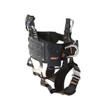 Safety Belt Black One Size Fits All Wider Half Body Harness for Mountaineering Fire Rescuing