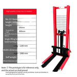2t 1.6m Manual Forklift Lifting Hydraulic Lifting Truck Stacking Truck Lifting Forklift
