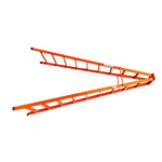 Folding Ladder Carbon Steel Double Side Ladder Thickening Commercial Indoor Engineering Miter Ladder 3m Carbon Steel