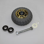 3 Inch Brake Wheel Wheelbarrow Caster Rubber Wheel Silent Wheel Directional Wheel Trailer Universal Wheel 1 Piece