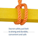 2m FRP Lifting Insulation Ladder Yellow Suitable Electric Power, Construction and Building