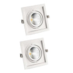 LED Surface Mounted Floodlight Downlight Without Main Lamp Single Head 20W 4000K