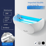 Fly Killing Lamp Mosquito Repeller Fly Killing Device Led Mosquito Killing Lamp Insect Killing Attraction Silent Artifact Double Tube Effect (white) About 90 M2