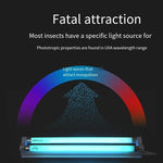 Fly Killing Lamp Mosquito Repeller Fly Killing Device Led Mosquito Killing Lamp Insect Killing Attraction Silent Artifact Double Tube Effect (white) About 90 M2