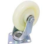 Caster Wheels Set of 4, 5-Inch Nylon Caster Silent Wheel for Moving Furniture Table Rotate 360 degrees