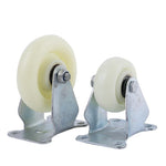 Caster Wheels Set of 4, 5-Inch Nylon Caster Silent Wheel for Moving Furniture Table Rotate 360 degrees
