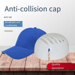 Anti-Collision Liner Sport Cap Workshop Cap Navy + Gray Edge