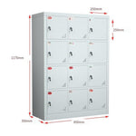 12 Doors Electric Tool Charging Cabinet Mobile Phone Walkie Talkie Charging Storage Cabinet Electric Wrench Electric Drill Storage Cabinet