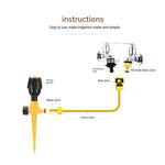 Vegetable Field Watering Artifact Sprinkler Automatic Sprinkler Rotation 360 Degree Green Lawn Sprinkler Garden Irrigation Black Sprinkler