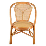 Real Rattan Chair Three Piece Set Balcony Table Chair Living Room Leisure Chair Knitting Modern Simple Tea Table Back Single Teng Chair