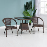 Balcony Tea Table And Chair Combination Leisure Tea Table Square One Table Four Chairs Square Table One Table Four Chairs