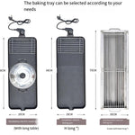 Outdoor Barbecue Cast Aluminum Table And Chair Villa Garden Outdoor Courtyard Iron Combination 6 Bordeaux Chair + 1 Aluminum Grill Round 122cm