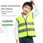 25 Pieces Children's Reflective Vest Reflective Vest Kids Reflective Clothing Primary School Students Reflective Clothing Traffic Safety Vest