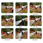 Watering Hose Nozzle High Pressure Car Washing Water Gun Garden Household Garden Storage Frame Tool Set Water Gun + 50m Storage Car Set