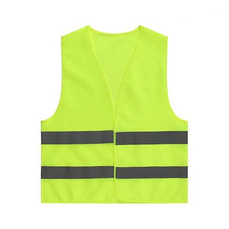 15 Pieces Reflective Vest Yellow Reflective High Visibility Safety Vest Men & Women, Work, Cycling, Runner, Surveyor, Volunteer