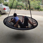 Swing Large Amusement Park Scenic Spot Outdoor Sub Swing Circular Bird's Nest Swing Courtyard Multi Person Swing Disc Diameter 1.2m