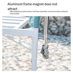 Outdoor Plastic Wood Balcony Table And Chair Combination Leisure Table And Chair Outdoor Courtyard Konis Chair * 4 + Plastic Wood Cross Mosaic