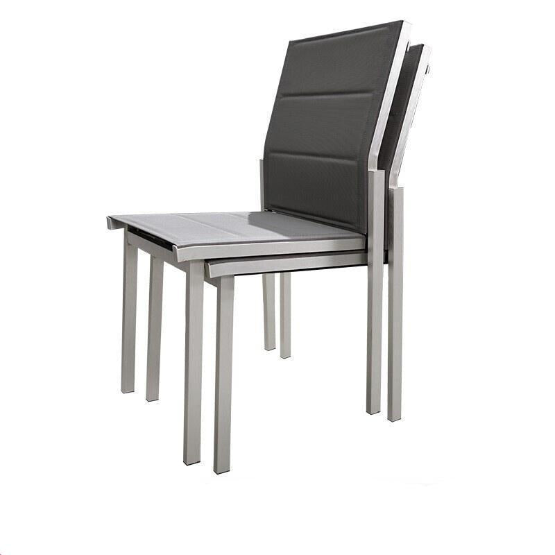 Outdoor Tables And Chairs Courtyard Telescopic Table Villa Garden Plastic Wood Modern Simple Leisure Combination Terrace Dining Table Diatelin Armless Aluminum Alloy Chair 2