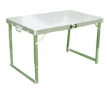 Outdoor Tables And Chairs Aluminum Alloy Folding Portable Barbecue Exhibition Industry Stalls Self Driving Picnics Mahjong Car Single With Holes (excluding Stools)