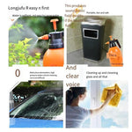 6 Pieces Air Pressure Watering Pot 2L Watering Pot Horticultural Tools Pressure Sprayer Sprinkling Pot Double Wash Car Watering Pot Thickening 2 Liters