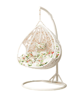 Swing Outdoor Rattan Chair Household Bedroom Leisure Lazy Indoor Balcony Hammock Cradle Chair Rocking Chair Single Person Armless Width 95 CM