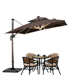 Outdoor Sunshade Umbrella Courtyard Sun Umbrella Garden Leisure Umbrella Large Umbrella Solar Stall Umbrella Security Guard Box Umbrella