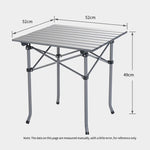 Outdoor Folding Table And Chair Set Folding Table Publicity Table Aluminum Alloy Picnic Table And Chair Five Piece Set Self Driving Travel Equipment