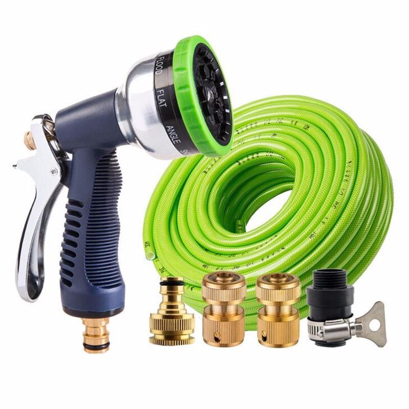15m Sprinkler Metal Full Set High Pressure Car Washing Water Garden Atomization Watering Vegetable Garden Household High Pressure Car Washing Water Gun Water Pipe