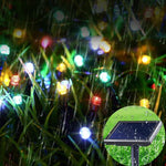 Solar Energy Color Lamp Flashing Lamp String Outdoor Courtyard Creative Sky Full Star Decorative Lamp Villa Garden Outdoor Waterproof Atmosphere Lamp
