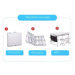 All Aluminum Alloy Outdoor Folding Table And Chair Set Combination Portable Field Camping Picnic Self Driving Barbecue Camping Vehicle Mounted Table