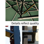 Large Security Sentry Box Umbrella Station Sentry Platform Sunshade Umbrella Community Property Outdoor Umbrella Square 2.5m Umbrella