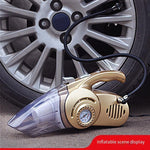 Car Washing Water Gun Vacuum Cleaner High-pressure Watering Pipe Brush Artifact Household Floor Washing Watering Hose Pressurization Plus Nozzle Spray Gun Head Garden Art Spray Gun Tool Set Package: Car Washing Machine Green + Four In One Vacuum Cleaner