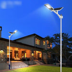 Solar Lamp Outdoor LED Household Energy-saving Bright Street Lamp New Rural Waterproof Outdoor Road Fence High Pole Courtyard Lamp 200w