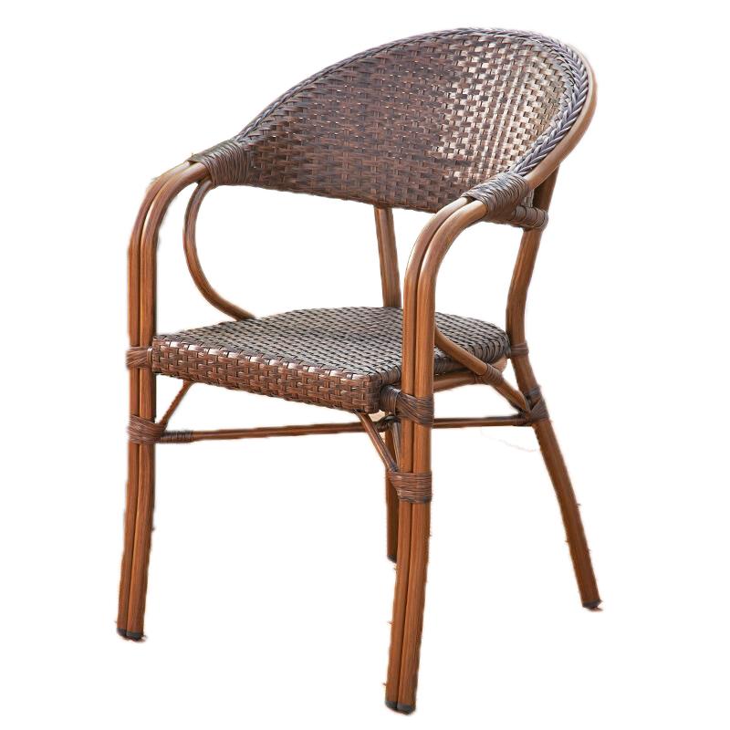 Chair 2+60cm Round Table Outdoor Table And Chair Balcony Table And Chair Rattan Chair Three Piece Leisure Courtyard Small Tea Table Combination Outdoor Garden Rattan Table And Chair