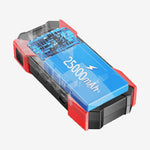 Car Jump Starter Power Bank 25000mah 600a 12v Starting Device Portable Emergency Car Booster Auto Car Battery With LED Lights For Car, Boat
