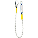 Half Body Industrial Safety Harness Roof Construction Fall Protection Adjustable for Aerial Work, Electrician, Outdoor, Construction, Rappelling (With 1.5m Shock Absorbing Lanyard)