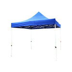 Outdoor Advertising Tent Sunshade Printing Four Legged Parking Sunshade Night Market Stall Barbecue Activity Exhibition Booth 3 * 3m Blue