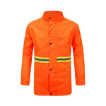 Orange Sanitation Raincoat Work Clothes Reflective Safety Clothes Road Maintenance Upper And Lower Split Suit